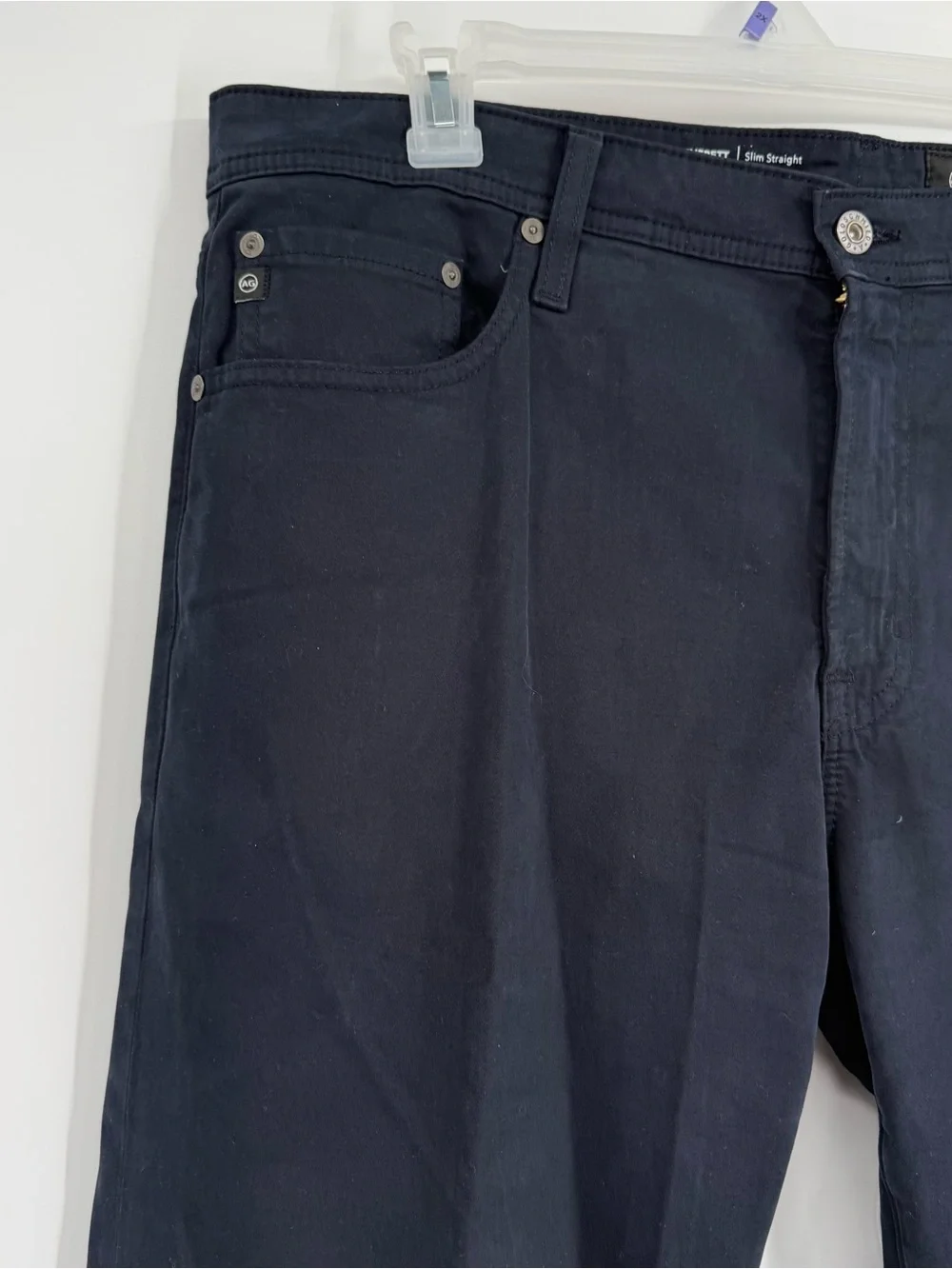 AG Adriano Goldschmied Everett Slim Straight Chino Pants Blue Men's 38x32 Work